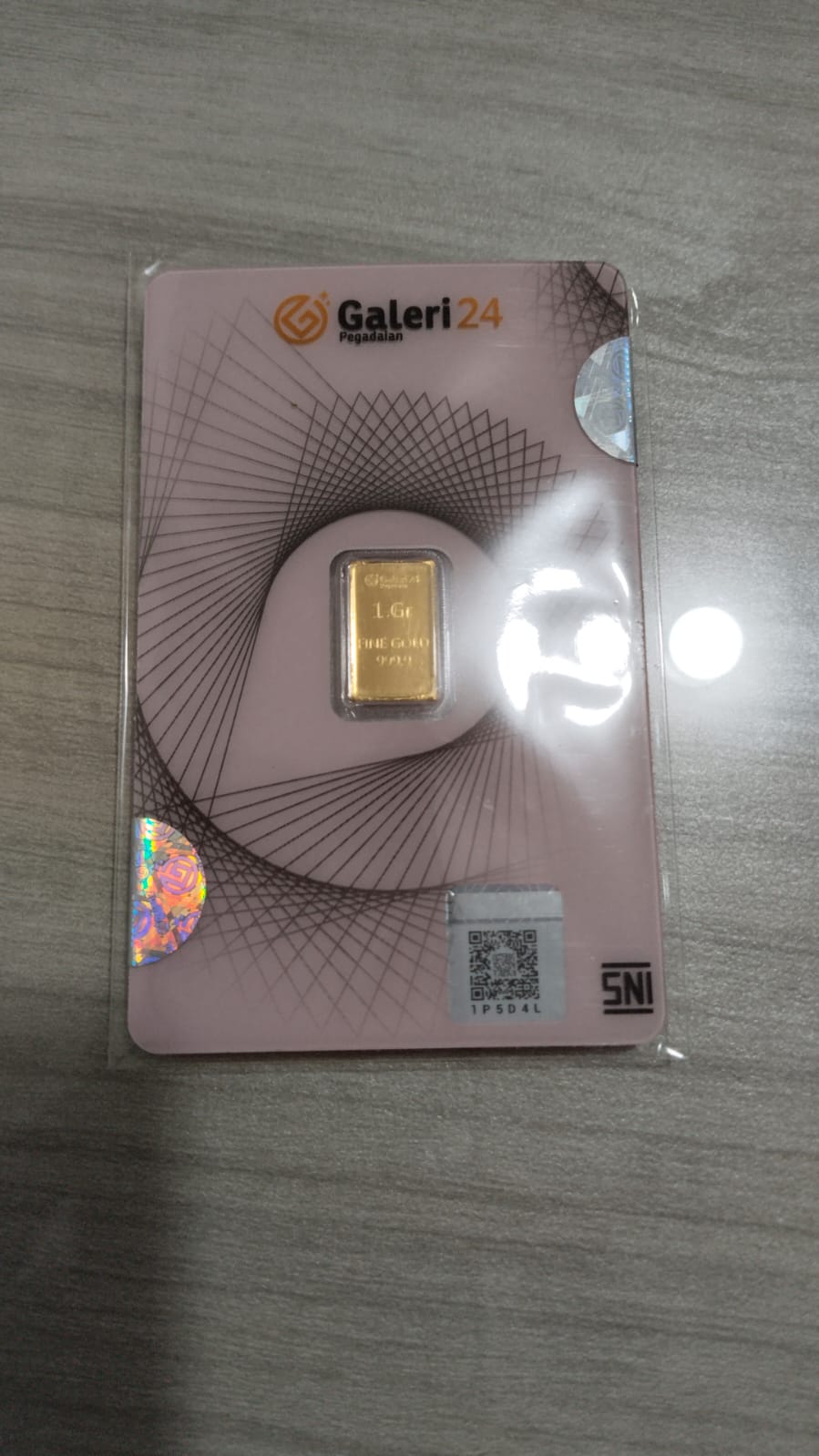 Emas 1 Gram Modal 850 Ribu